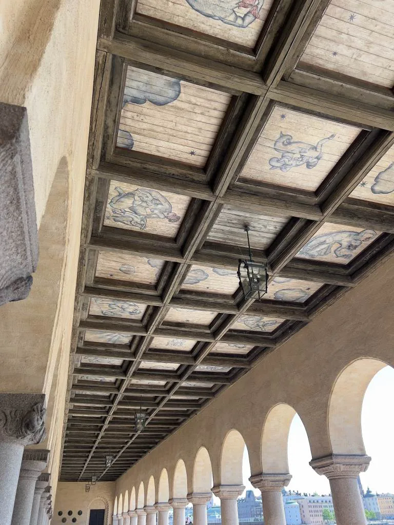 Decorated ceiling