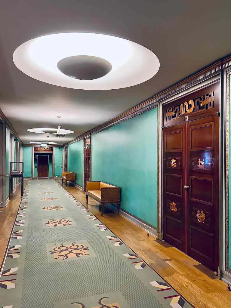 Swedish Grace furniture and intarsia doors
