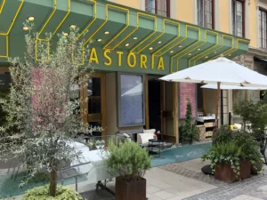 Brasserie Astoria dining Swedish Grace
